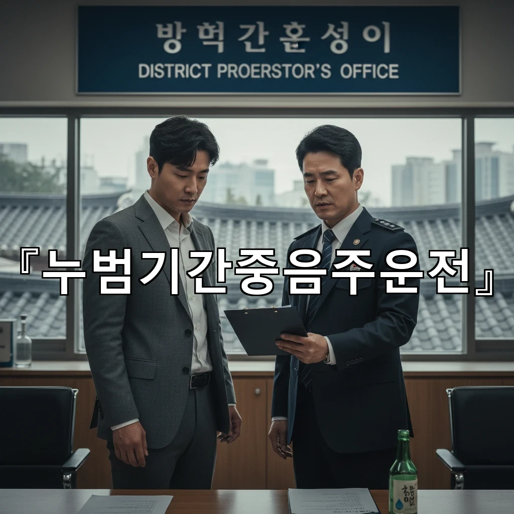 누범기간중음주운전 단속 후 조사 절차와 진술 준비 핵심을 안내