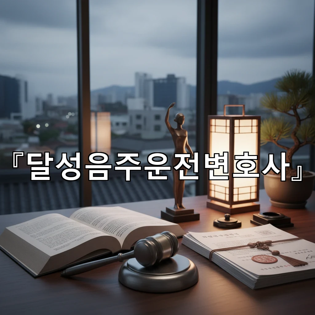달성음주운전변호사 단속 현장 대응에서 꼭 지켜야 할 행동 요령