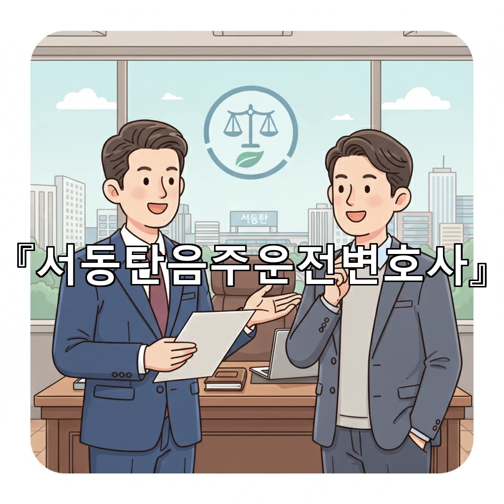 서동탄음주운전변호사 현장 단속 상황에서 실수 줄이는 대응 요령