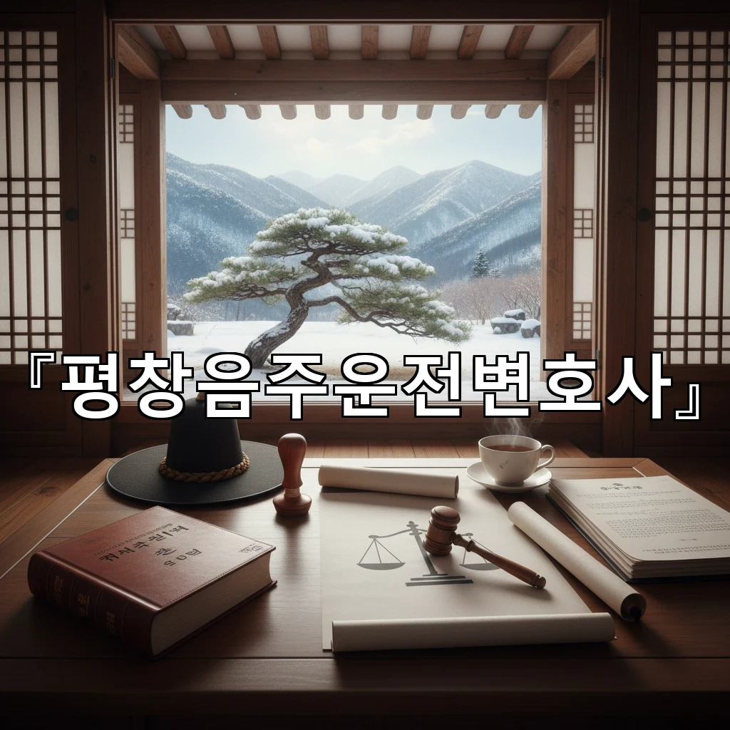 평창음주운전변호사 단속 직후 진술부터 일정 관리까지 준비법
