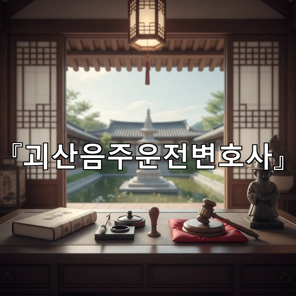 괴산음주운전변호사 경찰 조사 전 진술 방향과 주의할 점 정리