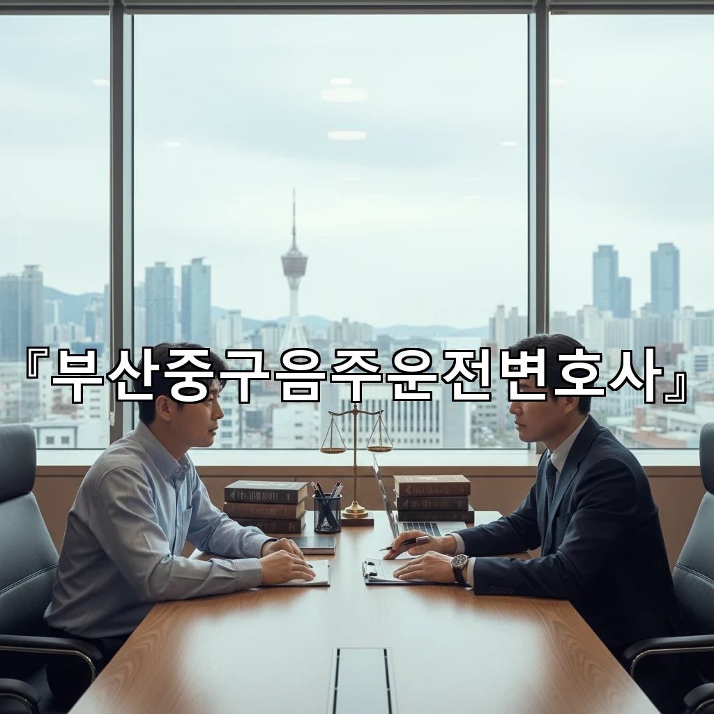 부산중구음주운전변호사 면허 취소 정지 행정 절차에서 지킬 핵심