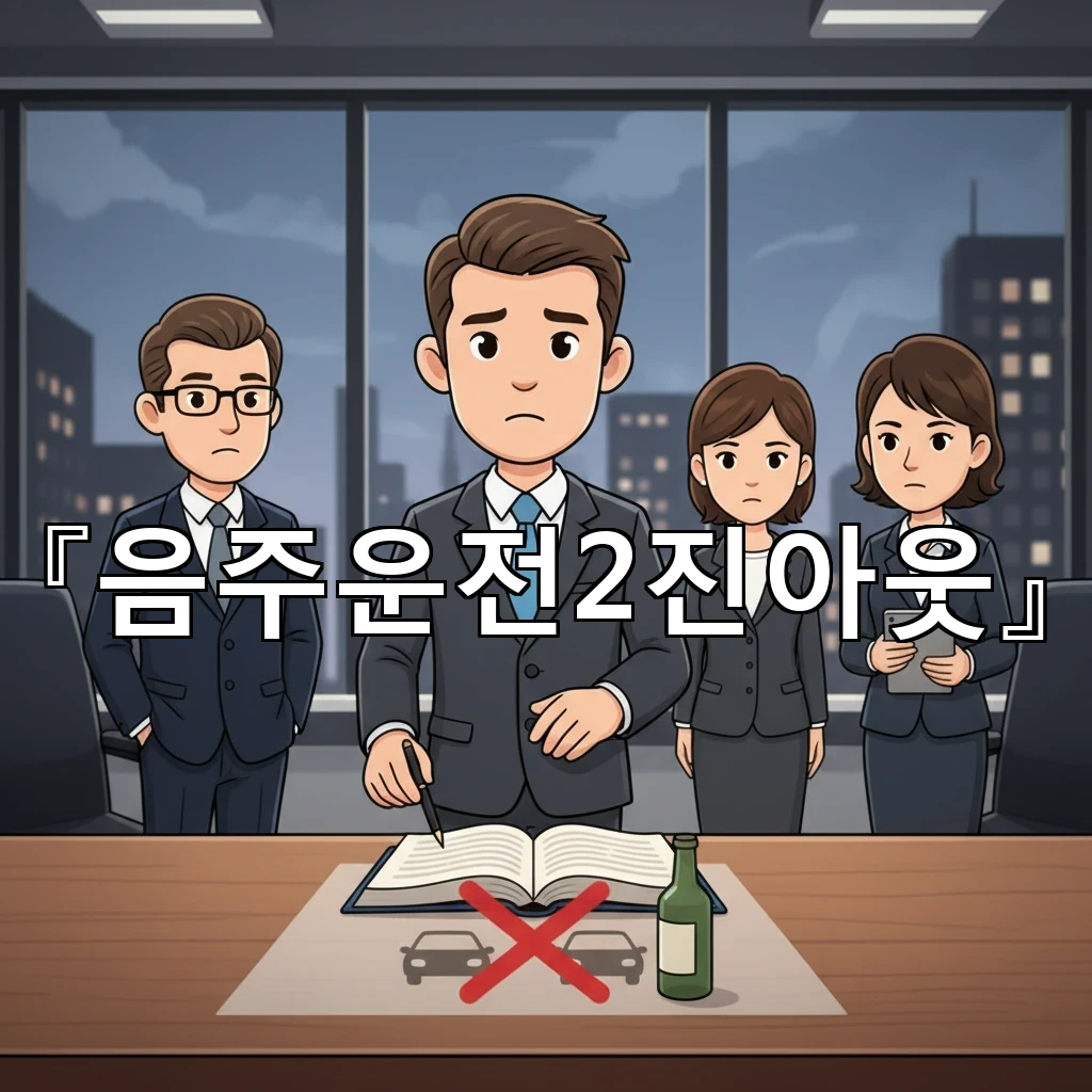 음주운전2진아웃 처벌 강화 흐름에서 꼭 확인할 대응 절차 정리