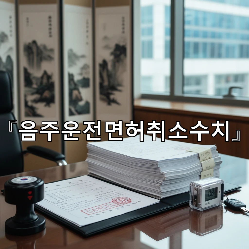 음주운전면허취소수치 기준과 측정 방식이 결과에 미치는 영향