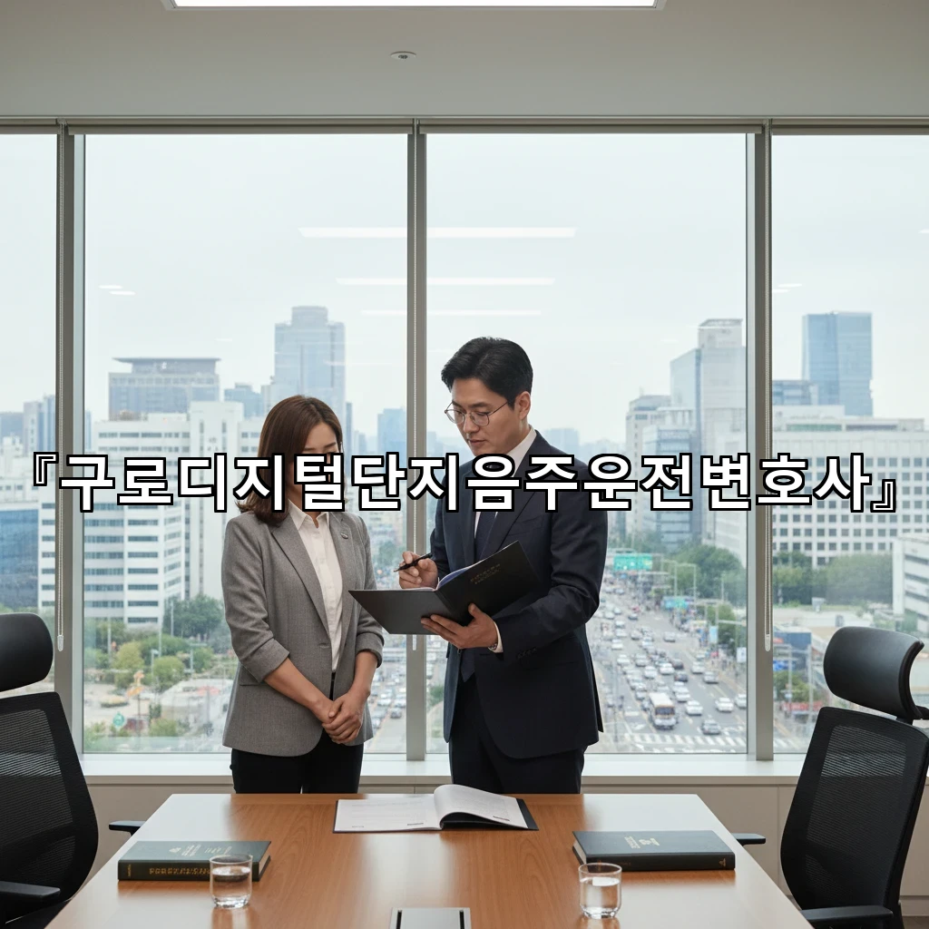 구로디지털단지음주운전변호사