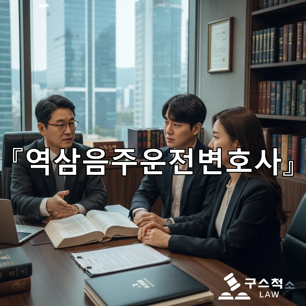 역삼음주운전변호사 조사 초반 진술 전략부터 대응 순서까지 안내