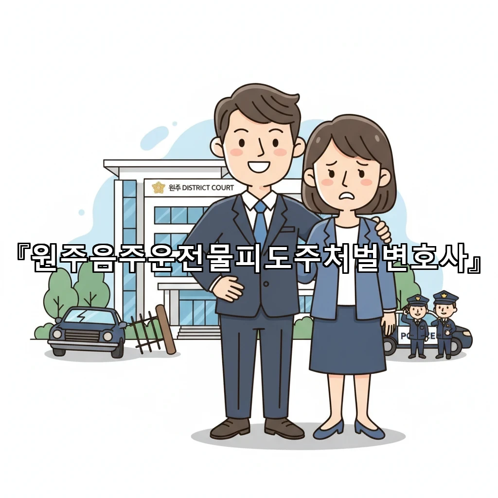 원주음주운전물피도주처벌변호사