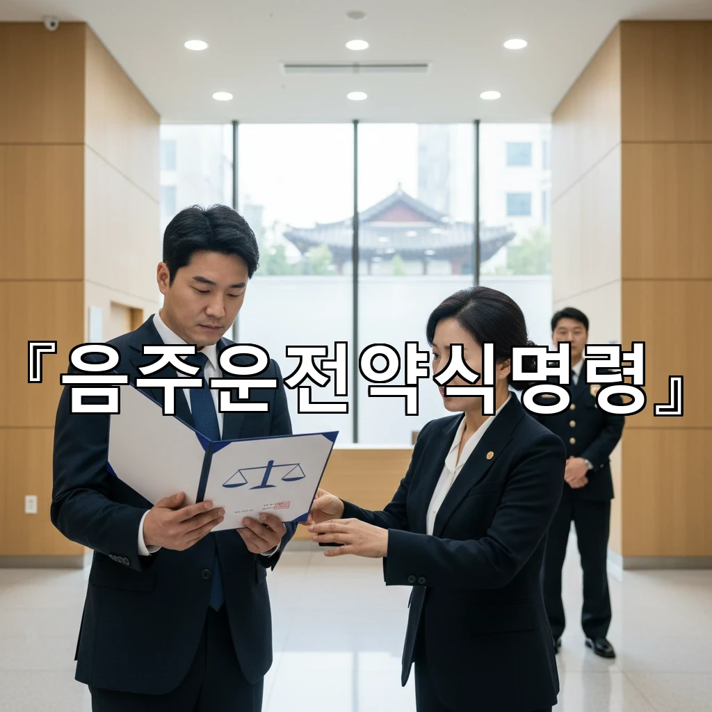 음주운전약식명령 받았다면 벌금 납부 전 먼저 점검할 일들