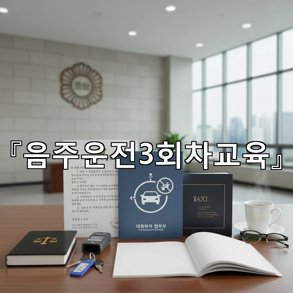 음주운전3회차교육 이수 전 알아야 할 절차와 준비서류 정리