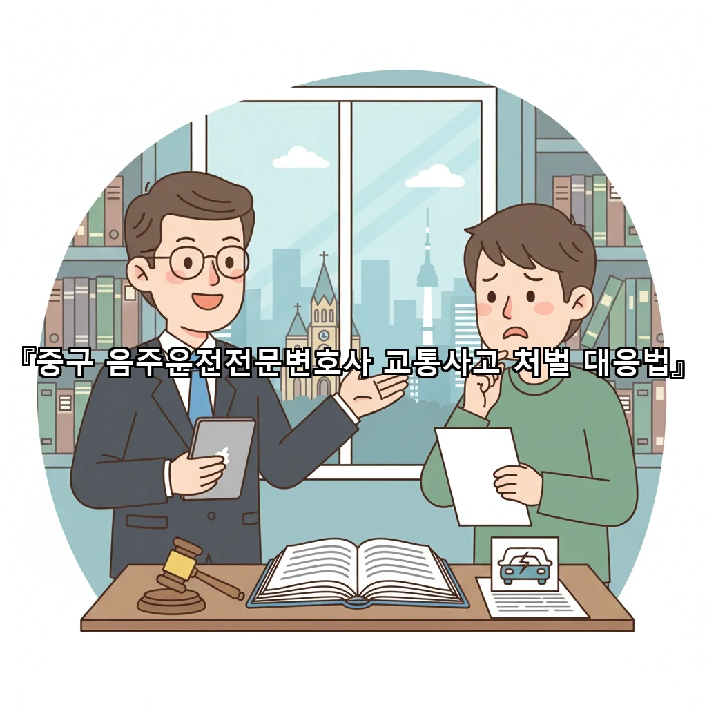 중구 음주운전전문변호사 교통사고 처벌 대응법