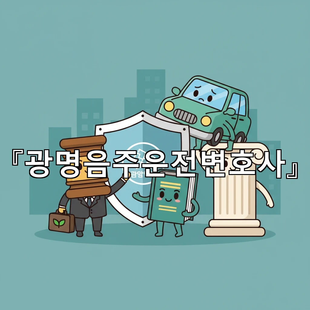 광명음주운전변호사 단속 수치 해석과 행정처분 대응 흐름 정리