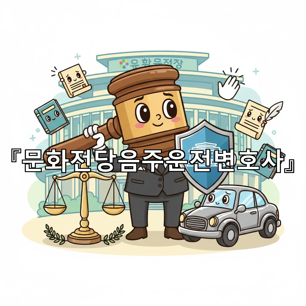 문화전당음주운전변호사 혈중알코올 수치 쟁점과 방어 전략 해설