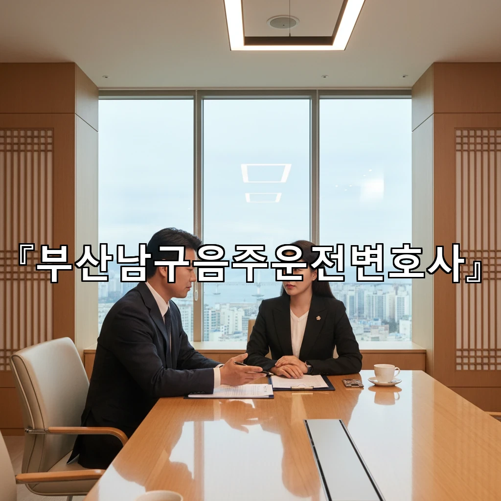 부산남구음주운전변호사 혈중알코올 수치 쟁점과 감경 가능성 분석