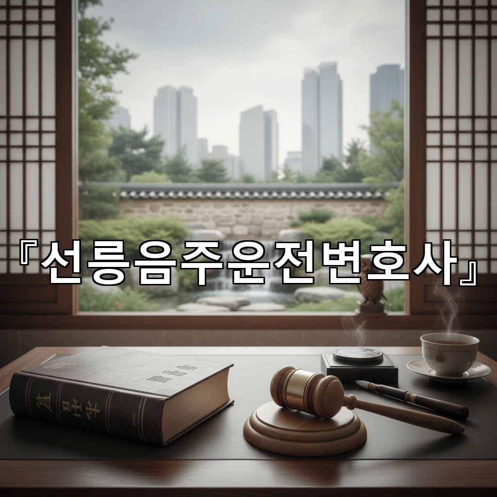 선릉음주운전변호사 경찰 조사 전 진술 방향과 준비 절차 한눈에