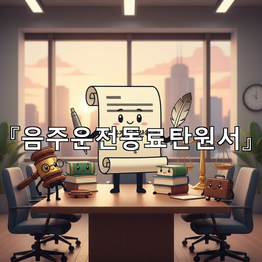 음주운전동료탄원서에 담아야 할 근무평가와 재발방지 약속 작성법