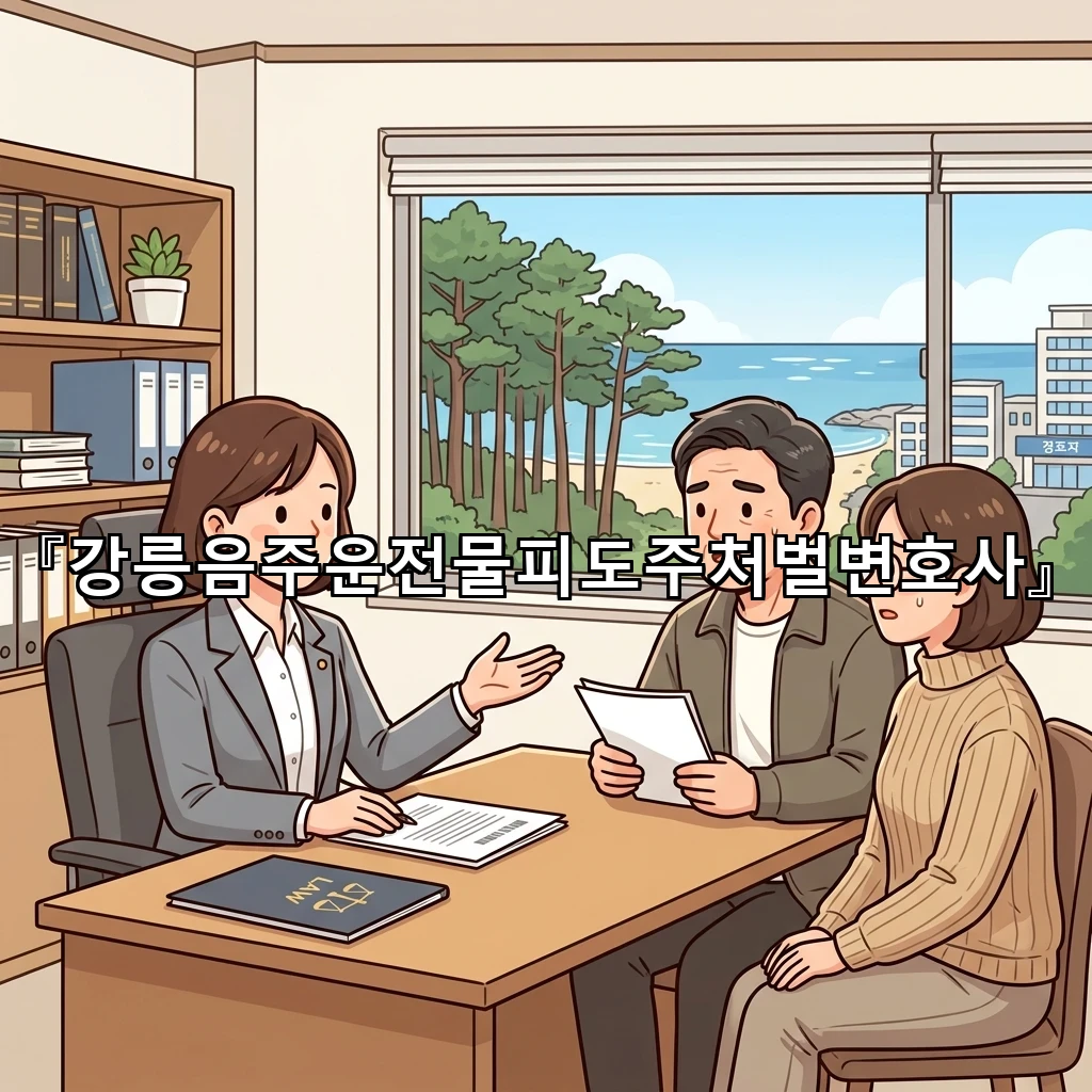 강릉음주운전물피도주처벌변호사