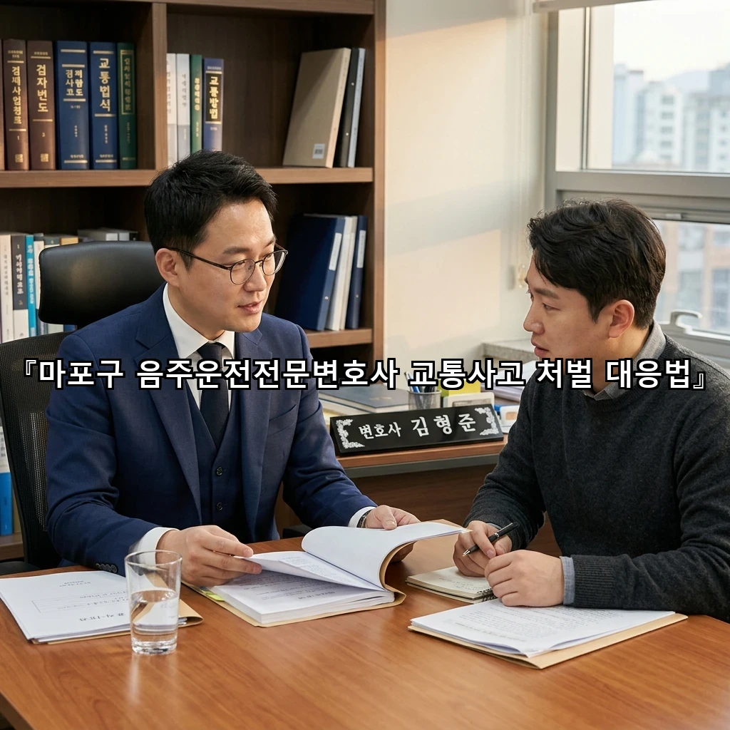 마포구 음주운전전문변호사 교통사고 처벌 대응법