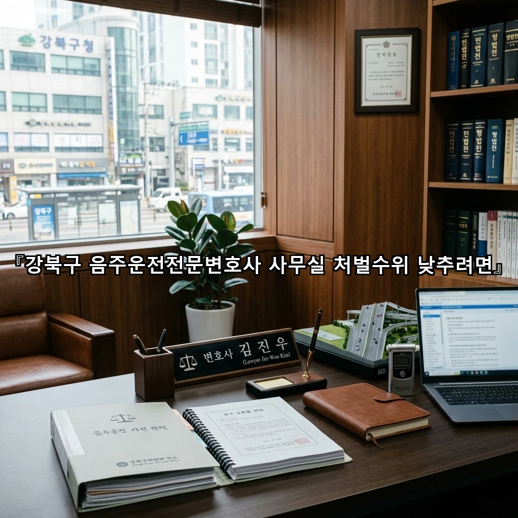 강북구 음주운전전문변호사 사무실 처벌수위 낮추려면