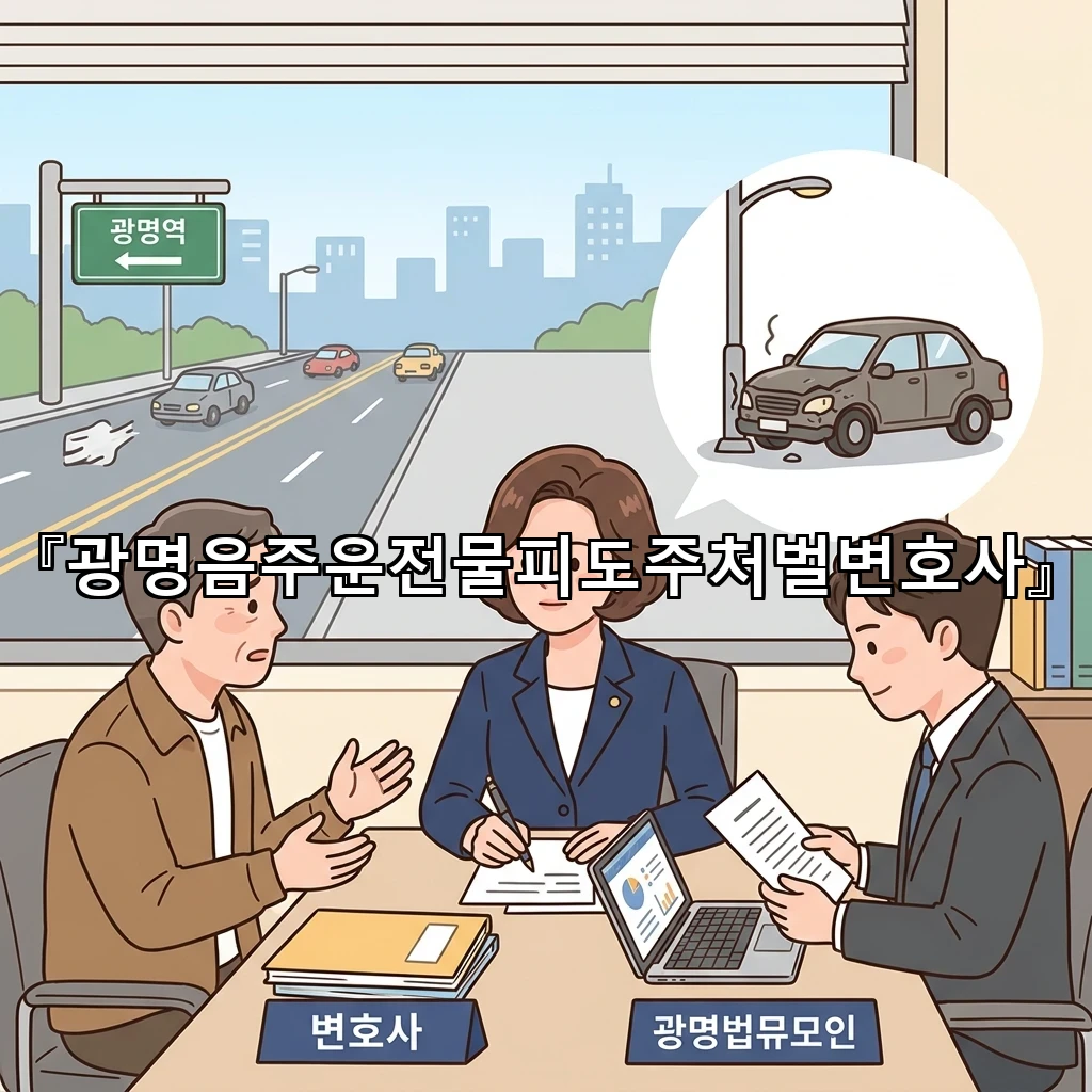 광명음주운전물피도주처벌변호사 조사 전에 챙겨야 할 핵심 정리