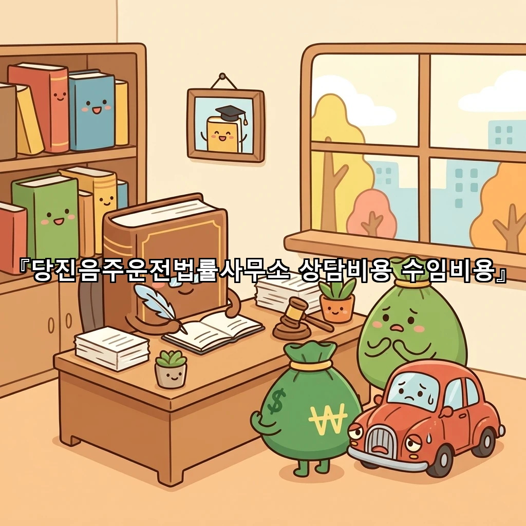 당진음주운전법률사무소 상담비용 수임비용