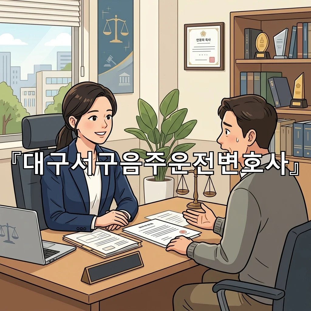 대구서구음주운전변호사 복잡한 이야기를 차분하게 풀어내는 기준