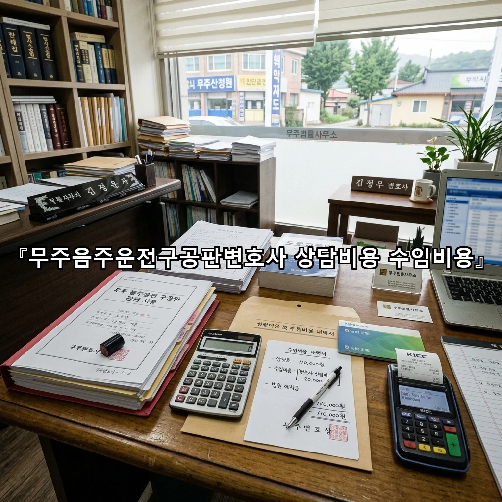 무주음주운전구공판변호사 상담비용 수임비용