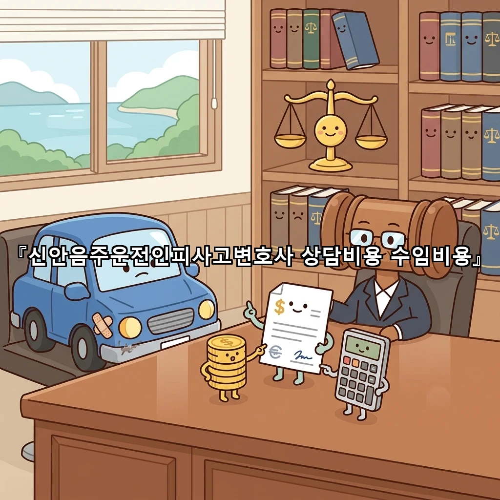 신안음주운전인피사고변호사 상담비용 수임비용