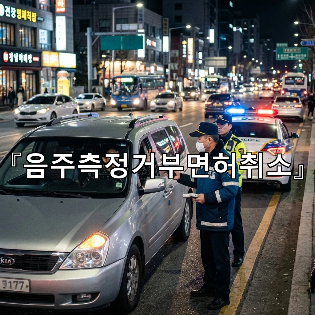 음주측정거부면허취소 절차에서 놓치기 쉬운 핵심 쟁점 정리
