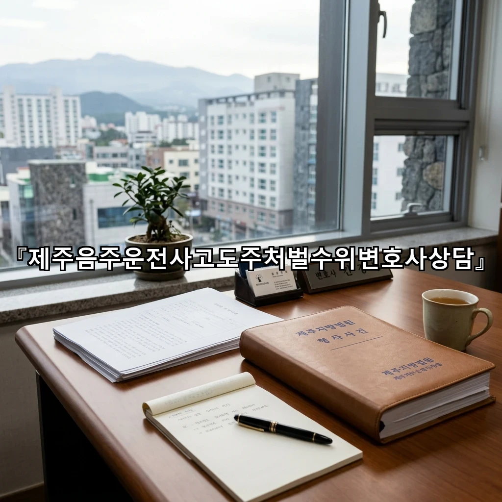 제주음주운전사고도주처벌수위변호사상담