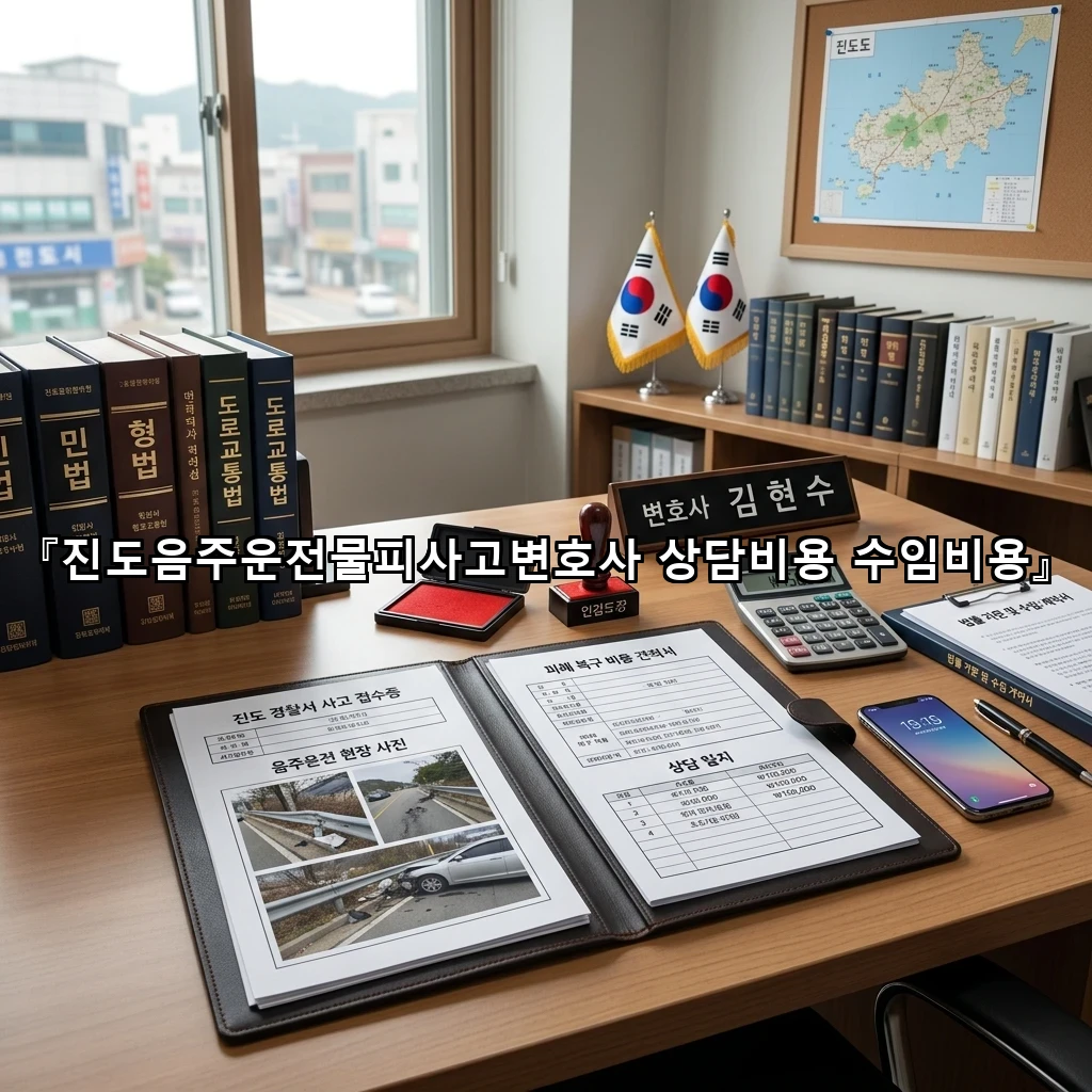 진도음주운전물피사고변호사 상담비용 수임비용