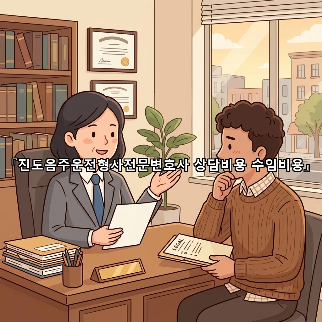 진도음주운전형사전문변호사 상담비용 수임비용