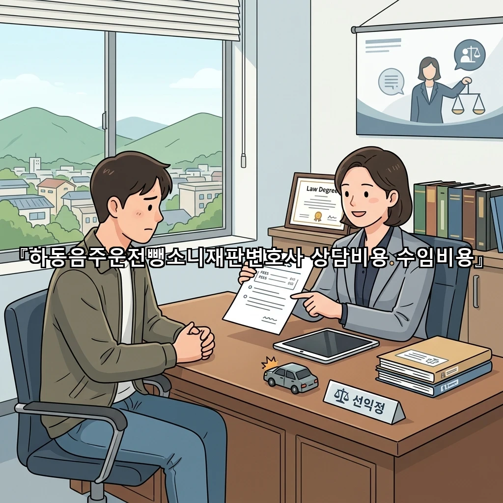 하동음주운전뺑소니재판변호사 상담비용 수임비용
