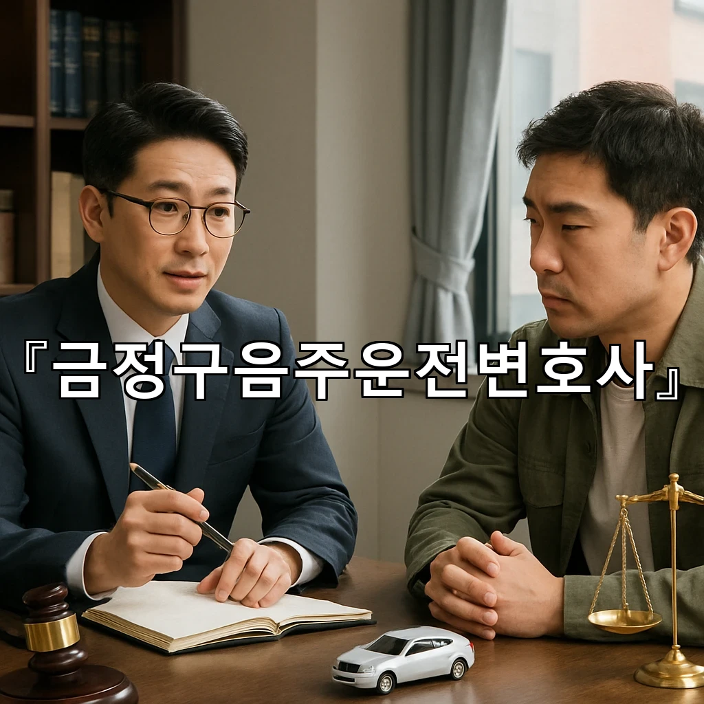 금정구음주운전변호사 예상보다 복잡한 절차를 풀어내는 실무 해설