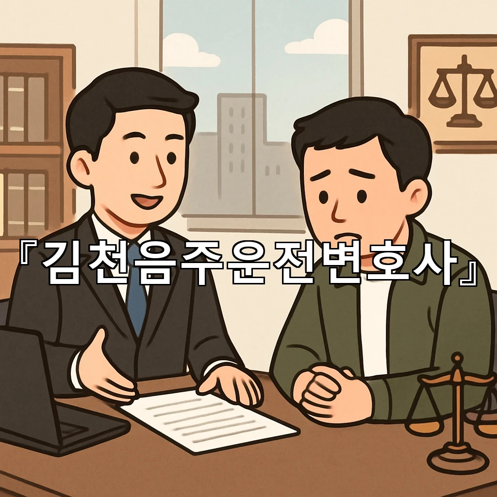 김천음주운전변호사 첫 상담에서 놓치기 쉬운 핵심 흐름 정리하기