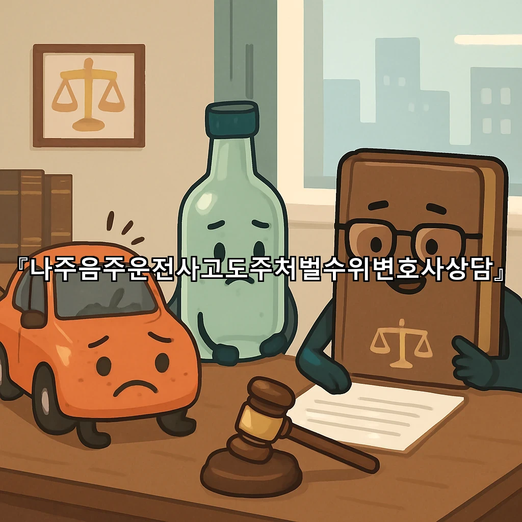 나주음주운전사고도주처벌수위변호사상담
