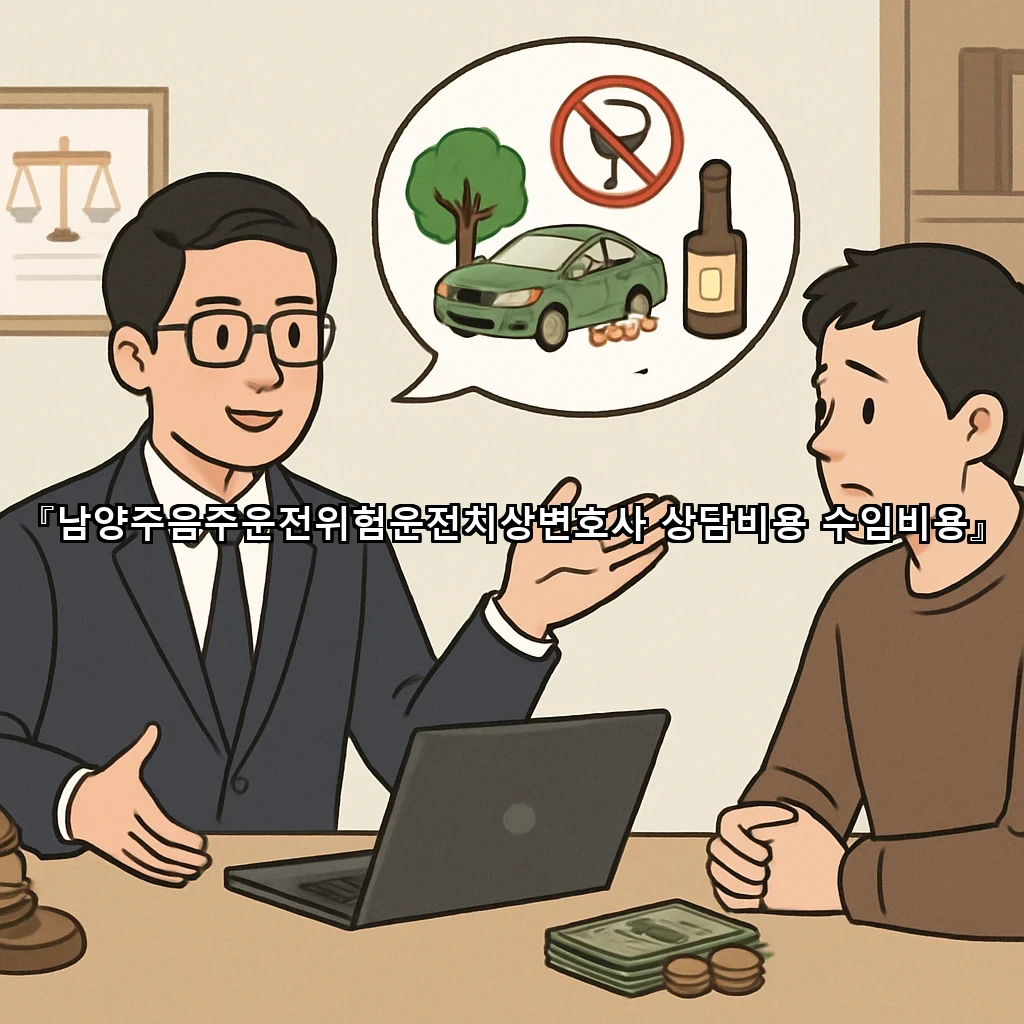 남양주음주운전위험운전치상변호사 상담비용 수임비용