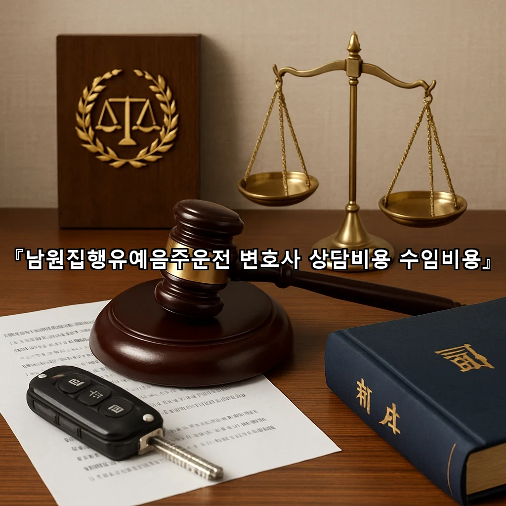 legal image 남원집행유예음주운전 변호사 상담비용 수임비용 5151