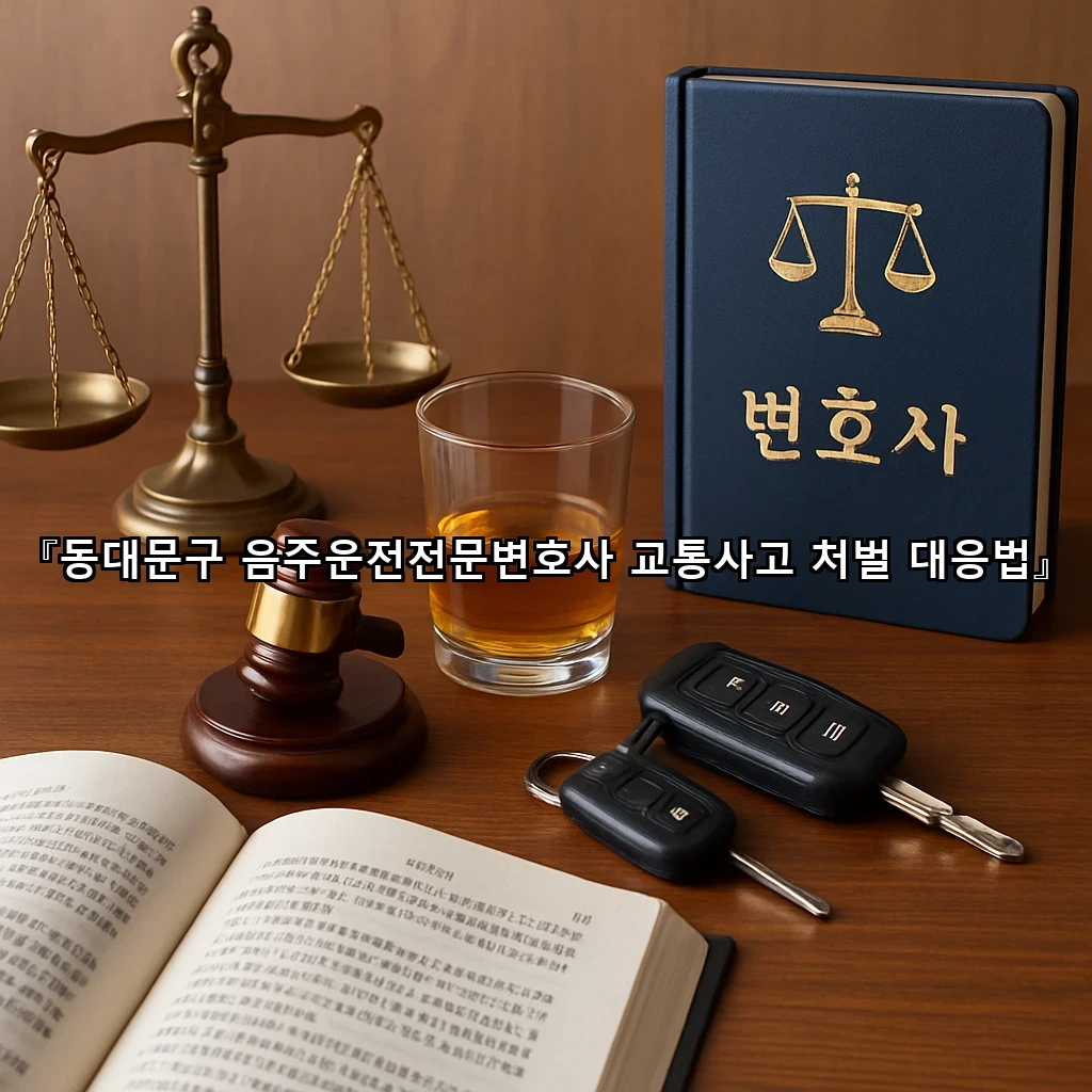 동대문구 음주운전전문변호사 교통사고 처벌 대응법