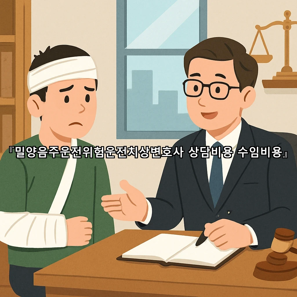 legal image 밀양음주운전위험운전치상변호사 상담비용 수임비용 5190