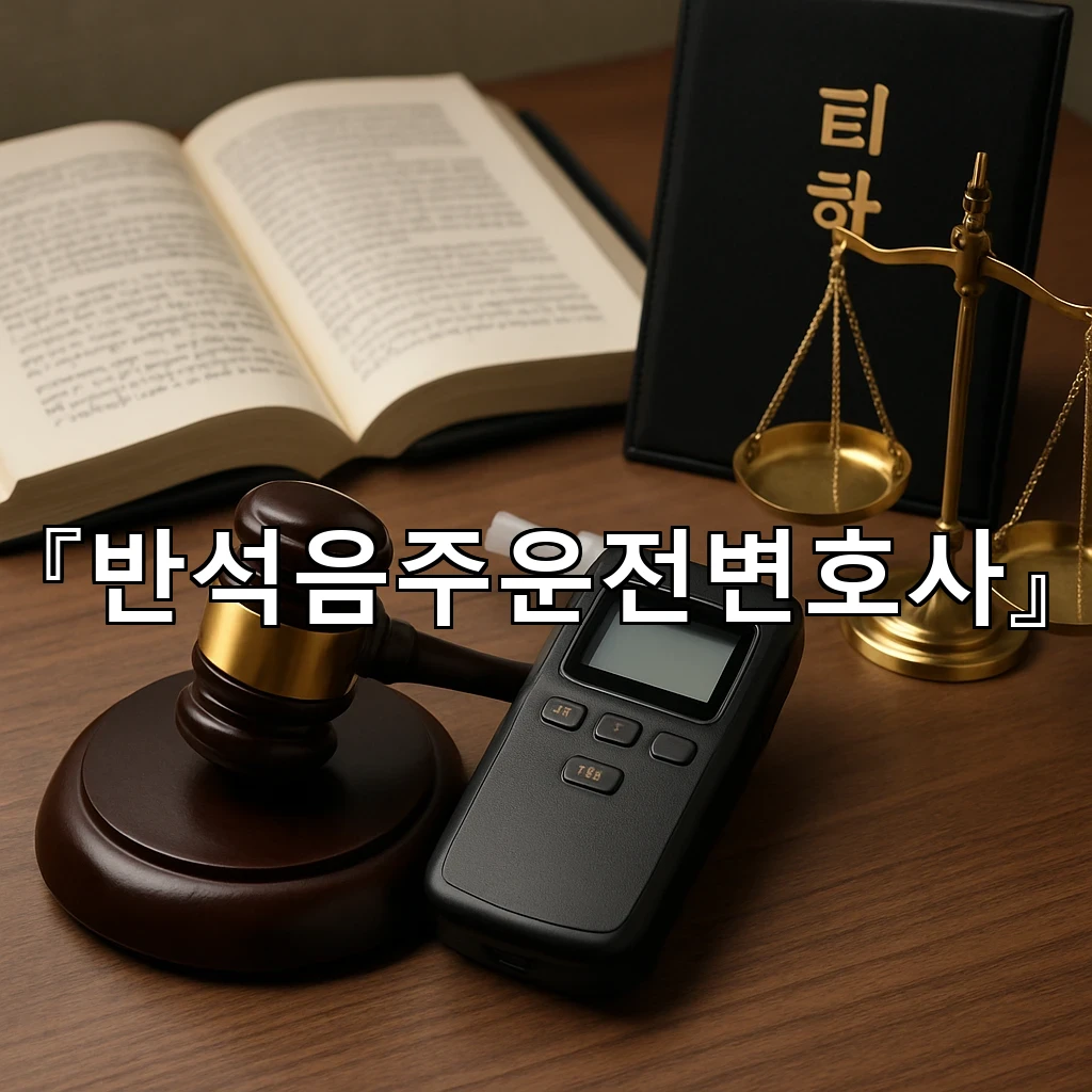 반석음주운전변호사 사건의 흐름을 짚어보는 첫 상담 안내서