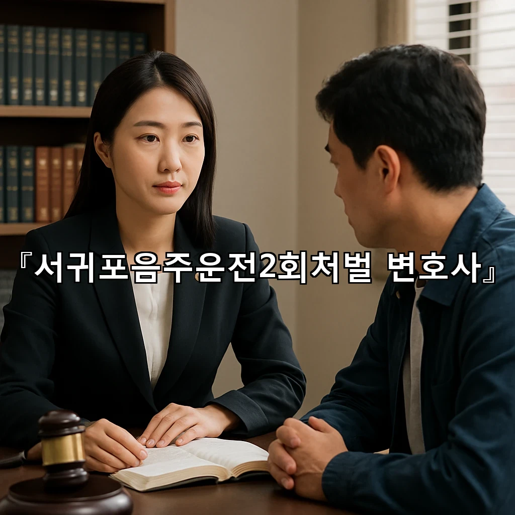 서귀포음주운전2회처벌변호사 재판 흐름을 바꾸는 대응 기준 정리