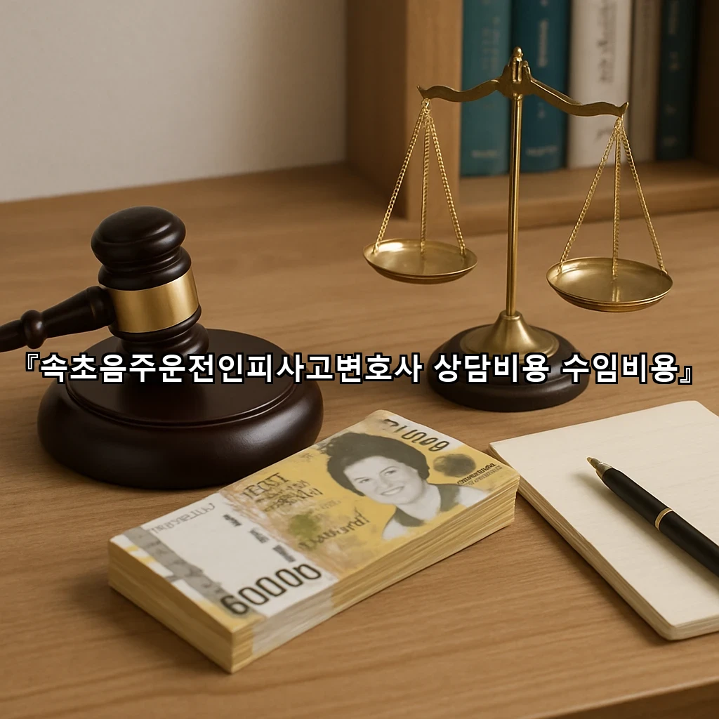 legal image 속초음주운전인피사고변호사 상담비용 수임비용 5204