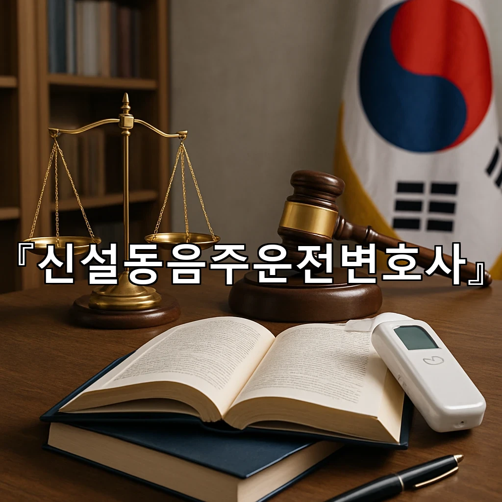 신설동음주운전변호사 첫 대응에서 흐름을 바꾸는 상담 기준 정리