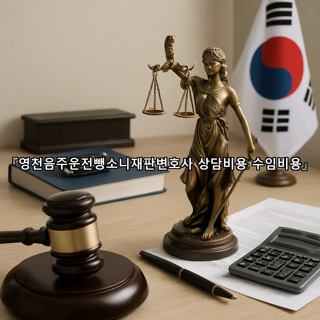 영천음주운전뺑소니재판변호사 상담비용 수임비용