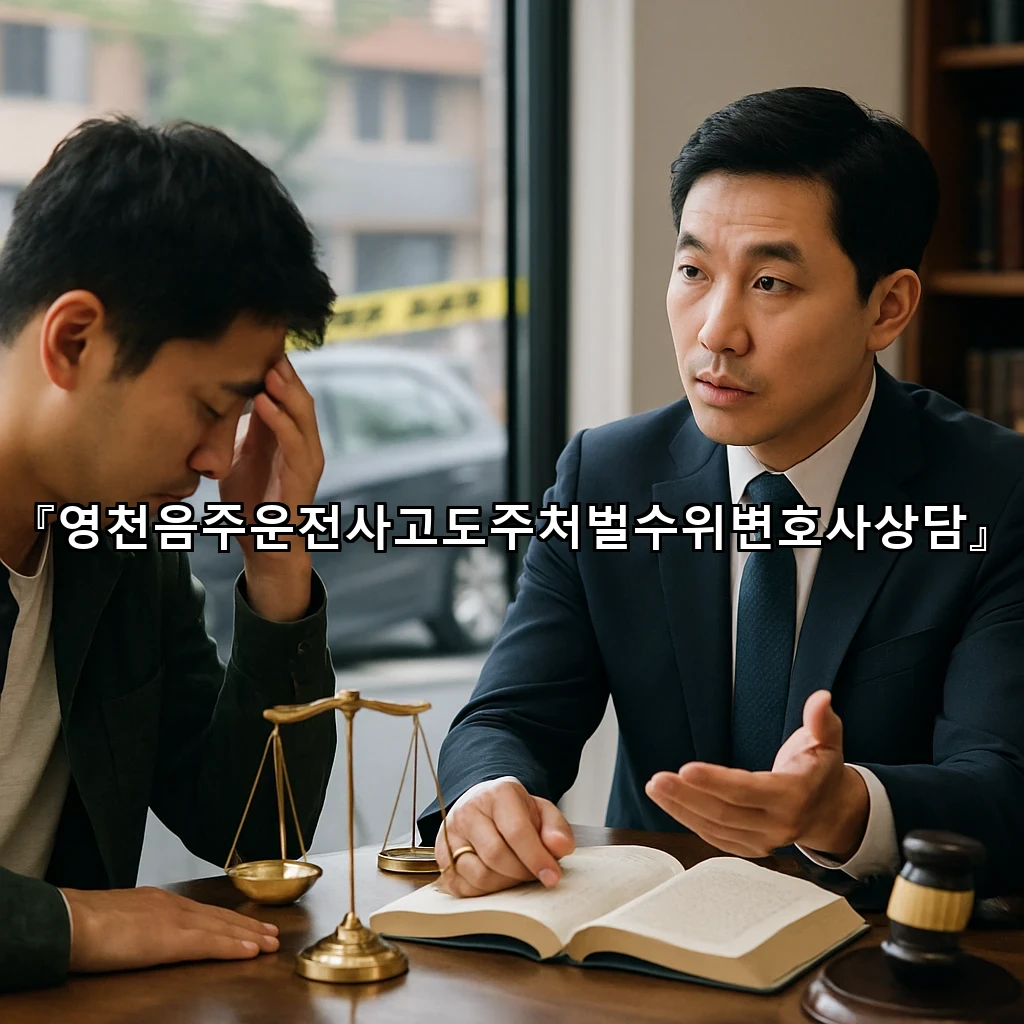영천음주운전사고도주처벌수위변호사상담