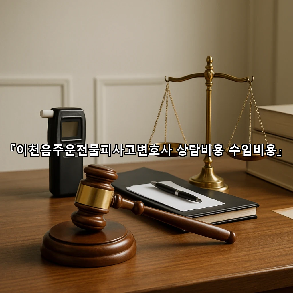 legal image 이천음주운전물피사고변호사 상담비용 수임비용 5086