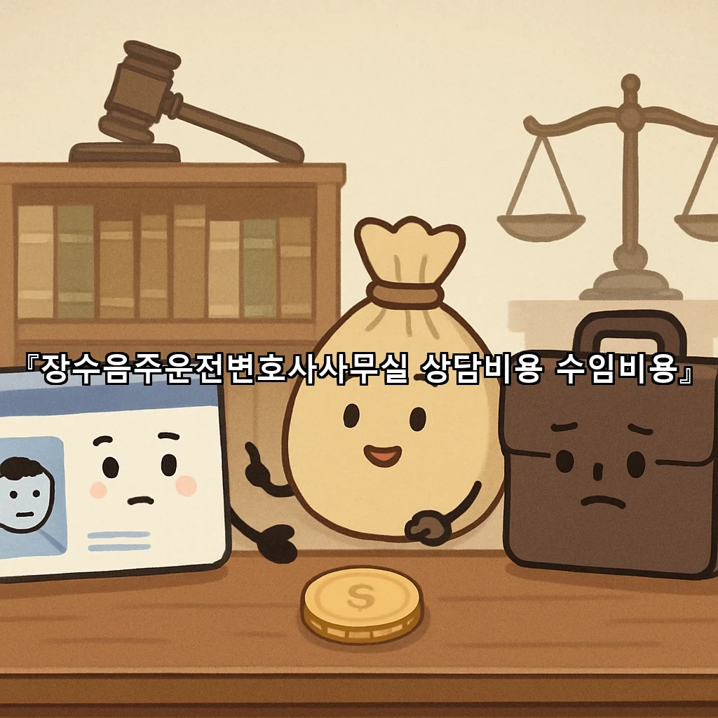장수음주운전변호사사무실 상담비용 수임비용