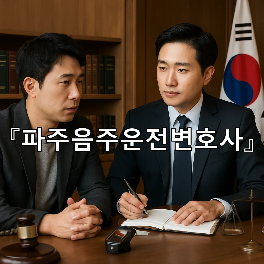 파주음주운전변호사 상담 전 알아야 할 절차와 대응 흐름 안내서