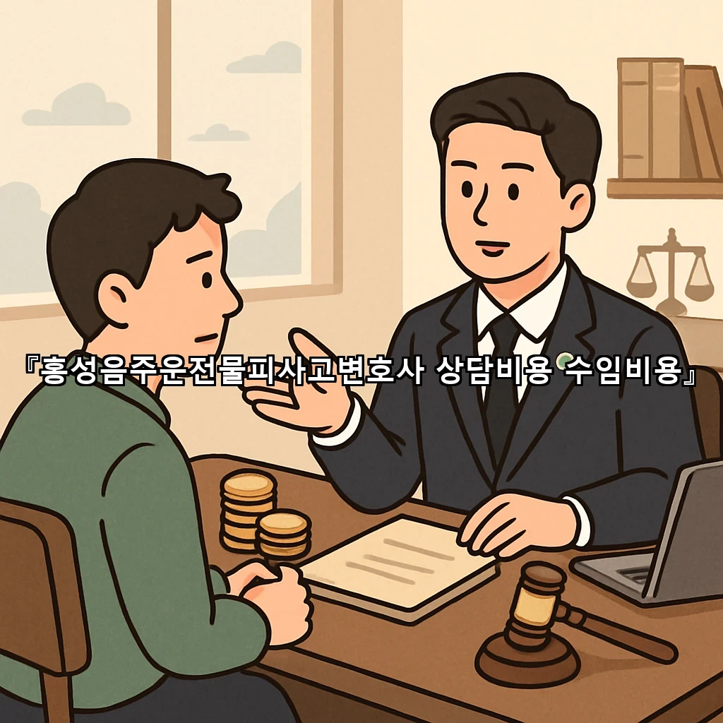 legal image 홍성음주운전물피사고변호사 상담비용 수임비용 5041