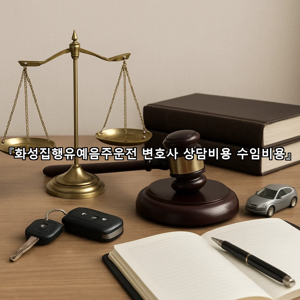 화성집행유예음주운전 변호사 상담비용 수임비용